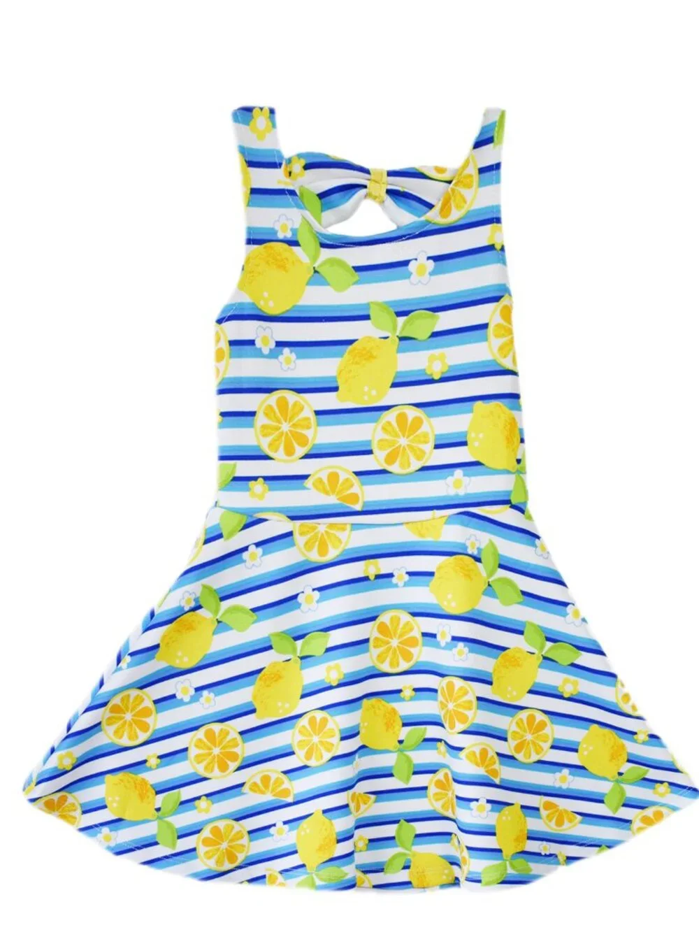 Nannette Kids Girls 2-Piece Outfit Denim Jacket A-Line Swing Dress Size 6 NEW